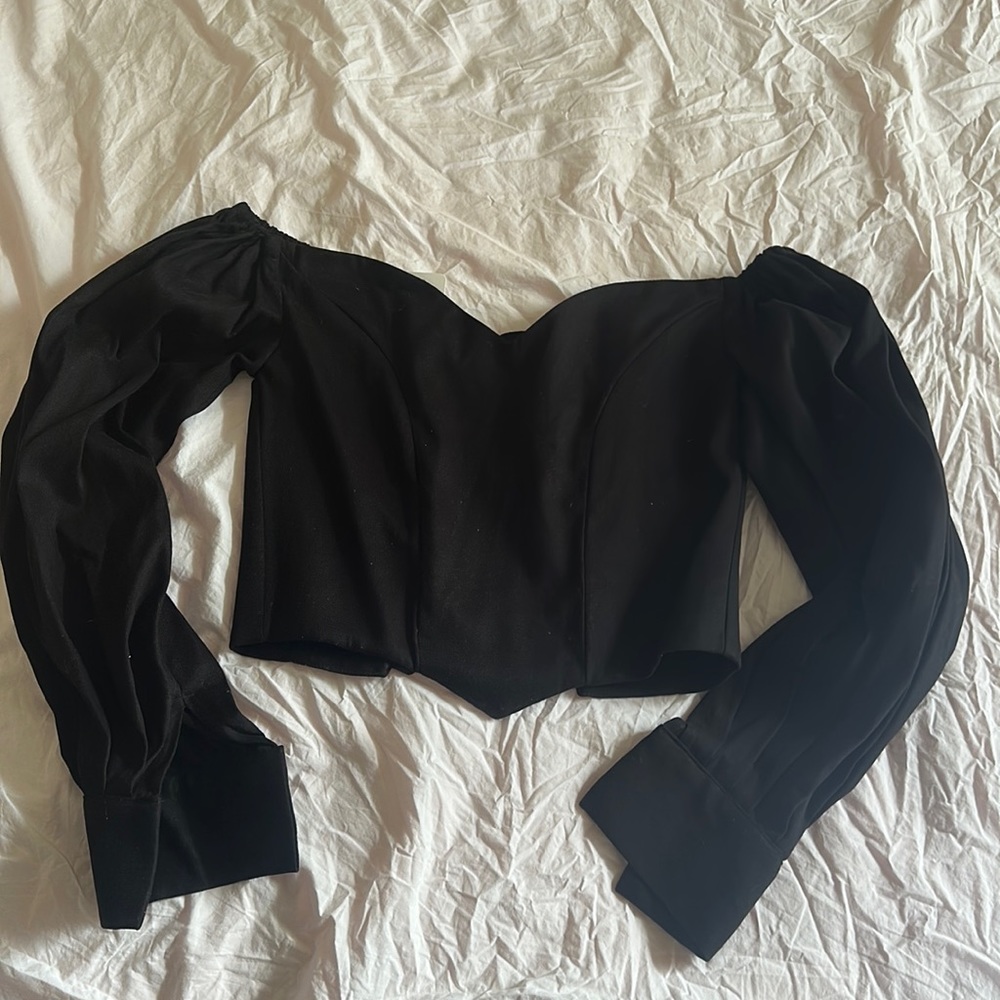 Black corset top